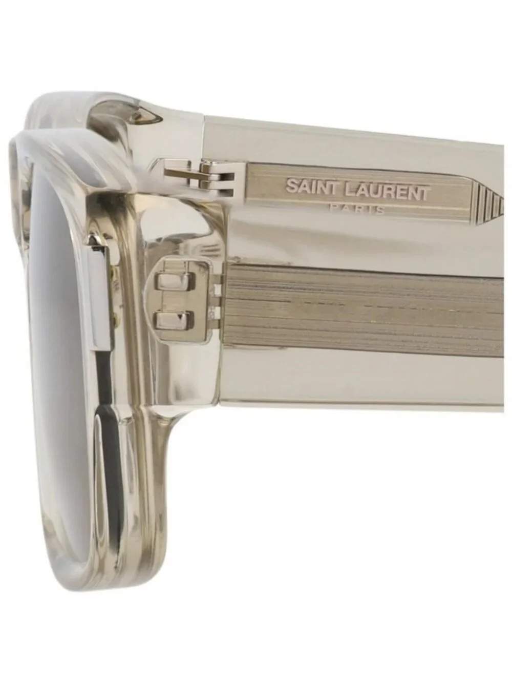New Saint Laurent Mens Square/Rectangle Beige Beige Brown Fashion Designer Sungl
